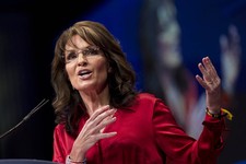  - 
              FILE - In this Saturday, Feb. 11, 2012 file photo, Sarah Palin, the GOP candidate for vice-president in 2008, and former Alaska governor, delivers the keynote address to activists from 