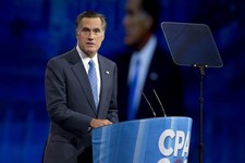  - 
              Former Massachusetts Gov. and 2012 Republican presidential candidate, Mitt Romney speaks at the 40th annual Conservative Political Action Conference in National Harbor, Md., Friday, Mar