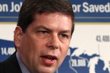  - 
              FILE - In this March 28, 2012 file photo, Sen. Mark Begich, D-Alaska speaks on Capitol Hill in Washington.  For years, American opinion on gay marriage has been shifting. Now Washington