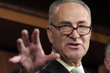  - 
              FILE - In this May 17, 2012 file photo, Sen. Charles Schumer, D-N.Y. gestures during a news conference on Capitol Hill in Washington. Big business and major labor unions appeared ready 