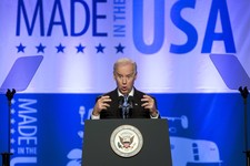  - 
              Vice President Joe Biden speaks at the 2013 Annual Conference of the Export-Import Bank in Washington, Friday, April 5, 2013. (AP Photo/Manuel Balce Ceneta)
            