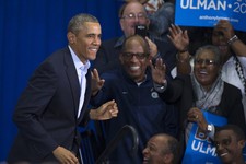 Over It: 'Steady Stream' of Democrats Leave Campaign Rally During Obama Speech