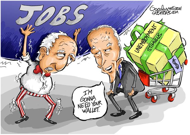 Political Cartoons by Al Goodwyn