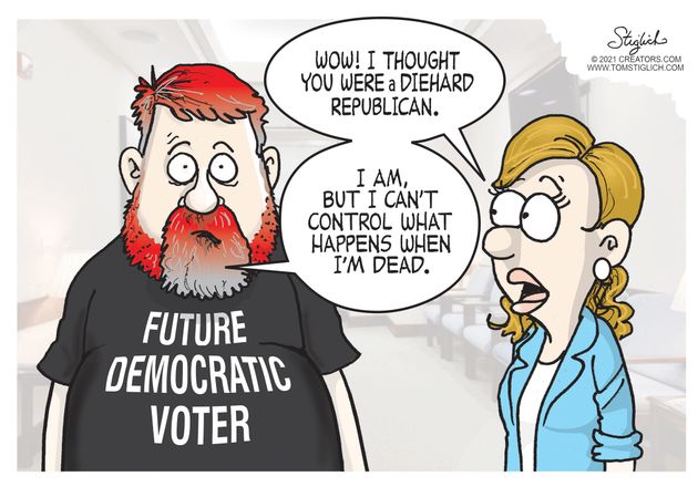 Political Cartoons by Tom Stiglich
