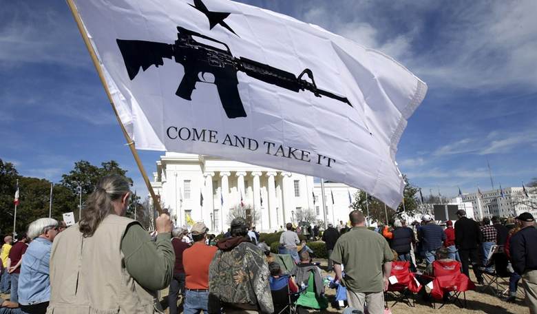 Gun Grabbers Outnumbered At Their Own Rally