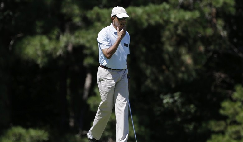 No Big Deal: Obama Hit the Links With a Bain Lobbyist