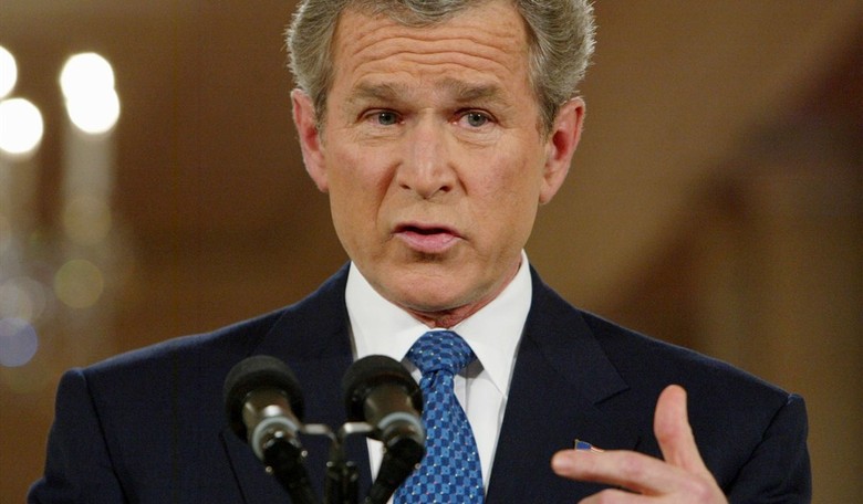 Video: George W. Bush is Responsible for the Government Shutdown, or Something