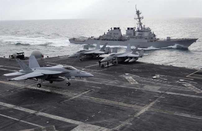USS Lincoln Doin' Some Iranian Sinkin', Israel Cracks Prayer App to Send Msgs