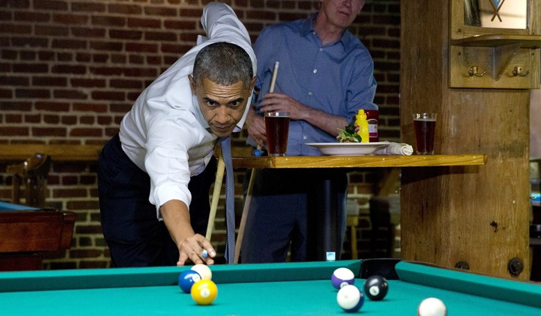 Pool Player in Chief Upsets Fellow Democrats