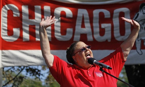 Secret Strategy Meeting With Chicago Teachers Union Brass and French Rioters Confirms Conspiracy