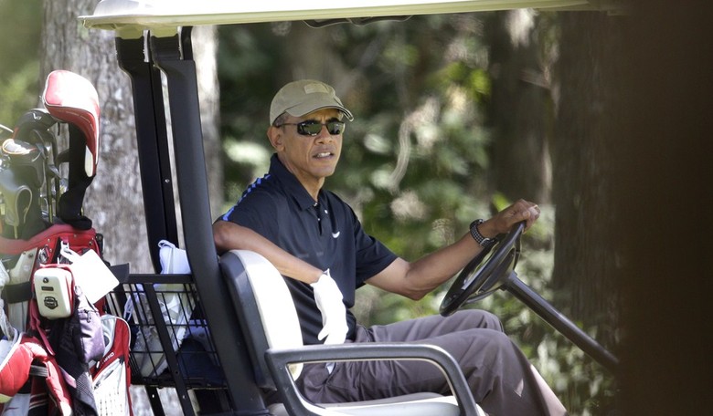 The President Is Not Checked Out