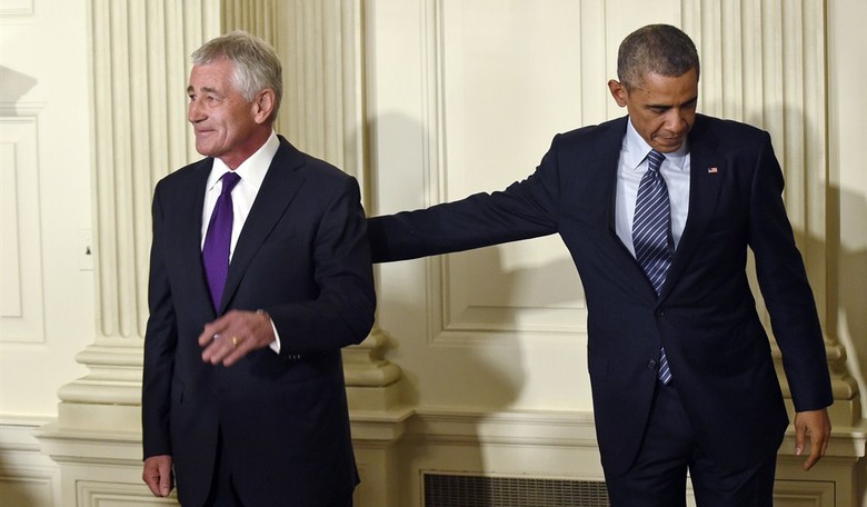 White House Kicks Hagel on His Way Out the Door