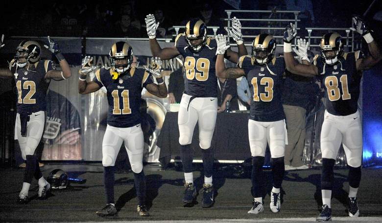 Hands Up, Don't Shoot - St Louis Rams Surrender