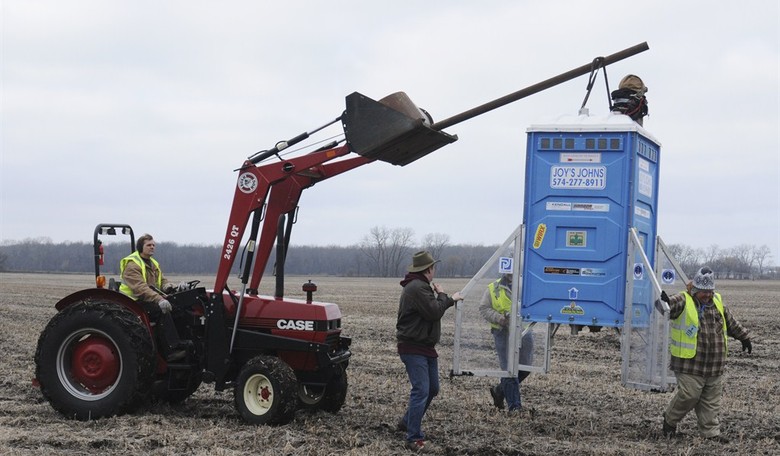 Car Thief Suspect Seeks Refuge in Port-a-Potty, Gets Crappy Results