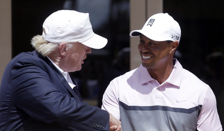 How Does President Trump Feel About Tiger Woods Dating Former Daughter-in-Law Vanessa?