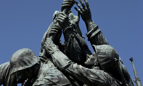 'Stafford County Man' Knocks the Head Off One of the Marines on the Quantico Iwo Jima Statue ILLEGAL