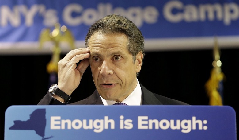 Hm: Cuomo Casts Self as Crusader Against Sexual Assault on Campus
