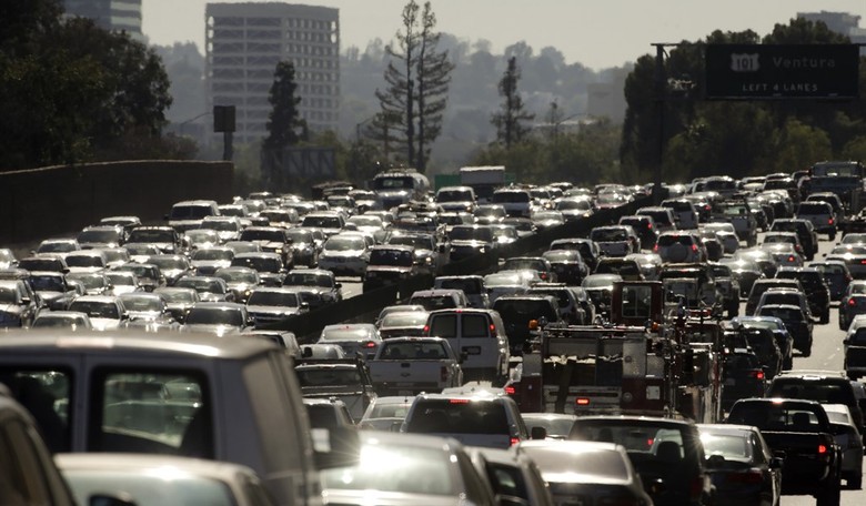 Anti-ICE Demonstrators Fly Foreign Flags As They Shut Down LA Freeway
