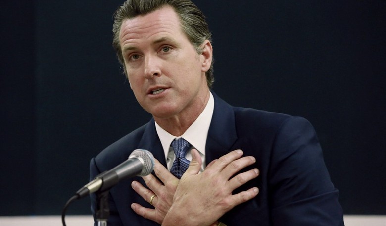 Newsom Focuses on Guns Not Water