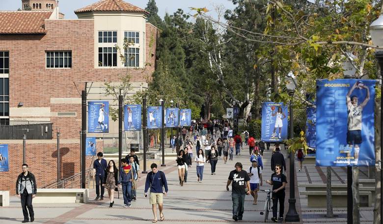 Anarchy: Bruins Burn Flag at UCLA Protest
