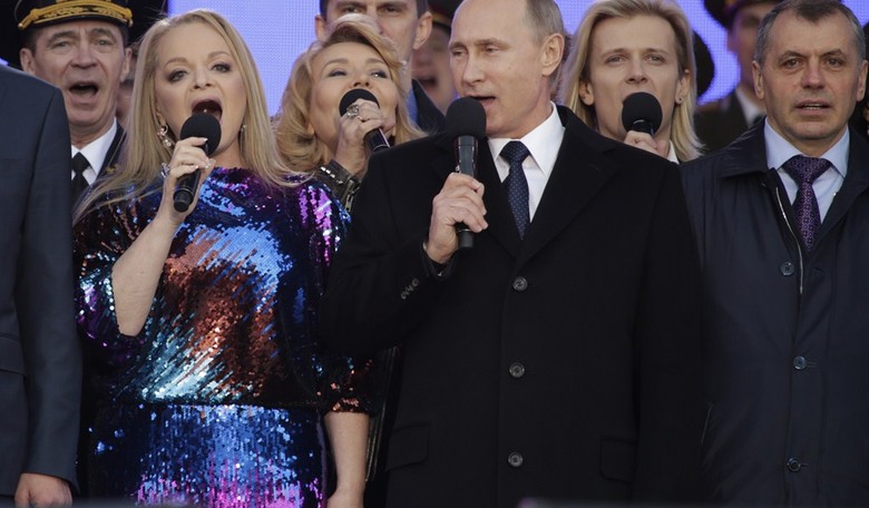 Putin Celebrates Anniversary of Crimea Annexation In Moscow