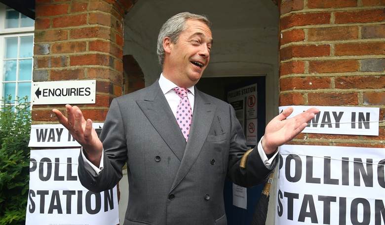 Nigel Farage Latest British Politician Attacked With Milkshake