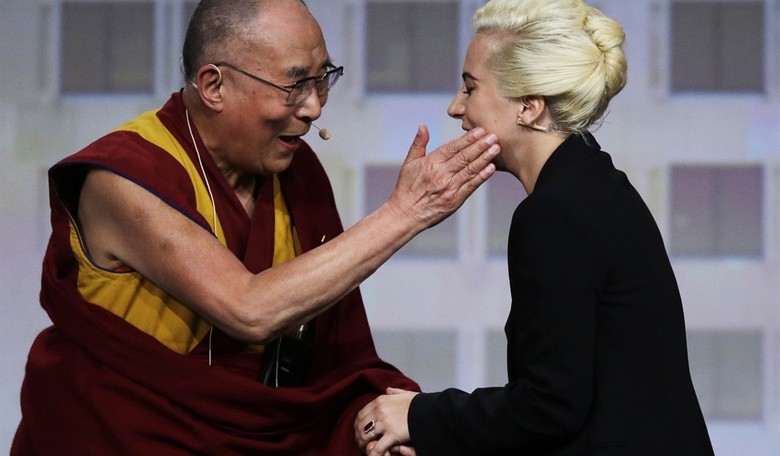 Lady Gaga's Chinese Fans are Not Happy She Met the Dalai Lama