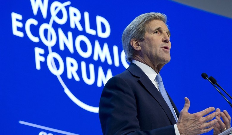 Kerry at the WEF: First Amendment Is the Problem