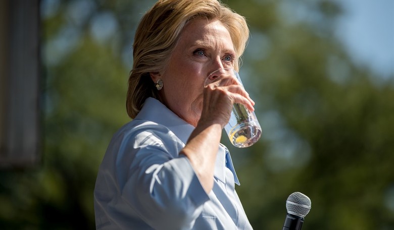 Hillary Clinton Interrupts First Press Conference in 274 Days With Coughing Fit 