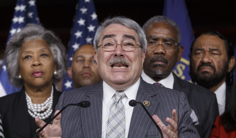 Congressional Black Caucus Members March to the Justice Department 