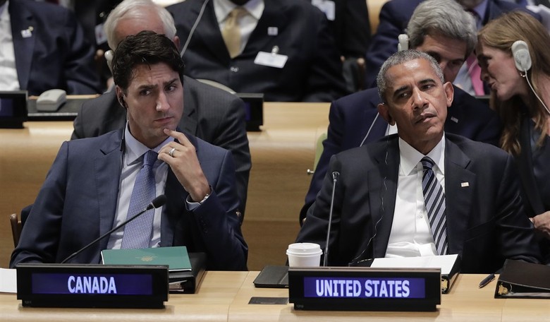 Just Looking: Obama, Trudeau, Carney