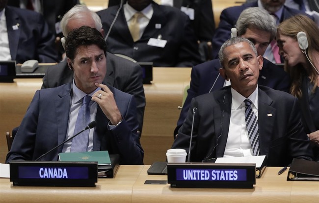 Just Looking: Obama, Trudeau, Carney