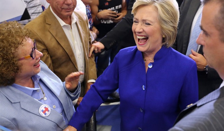 Hillary Should Be 50 Points Behind