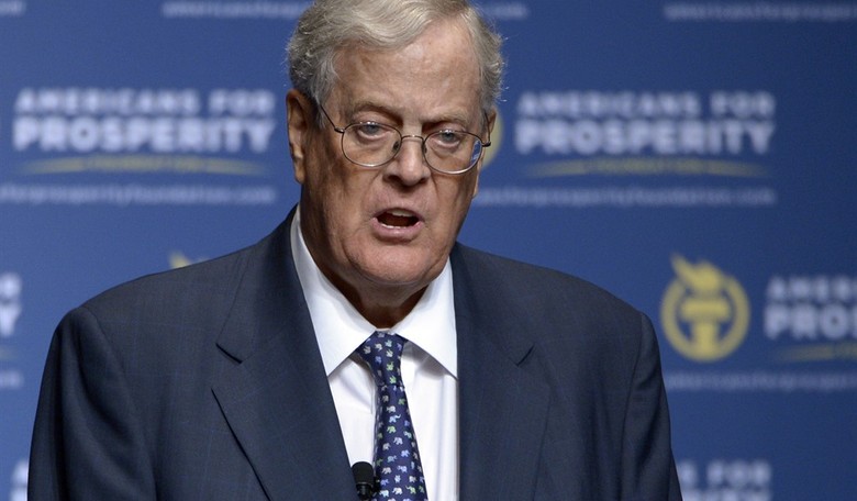 Trump Breaks Bread With David Koch 