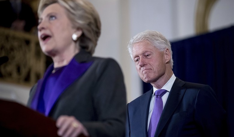 Bill Clinton Blames Comey, 'Angry White Men' for Wife's Loss 