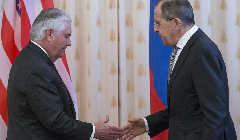 Russian Foreign Minister Meets With Tillerson, Says They Inherited 'Time Bombs' From Obama Admin