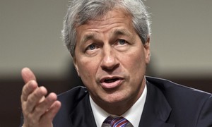 J.P. Morgan CEO Jamie Dimon Wasn't Having It When Davos Elites Tried to Get Him to Bash Trump