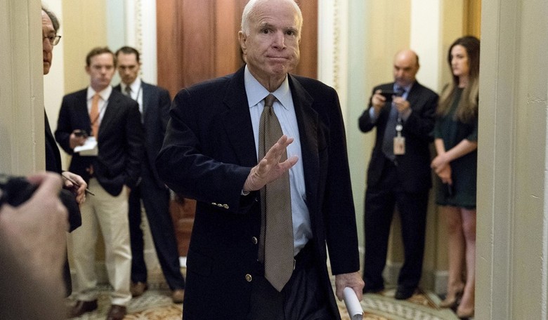Obama, Clinton Among McCain's Well-Wishers
