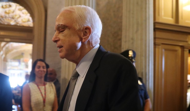 Liberals on Twitter Cruelly Target McCain for Healthcare Vote After Surgery and Brain Cancer Diagnosis