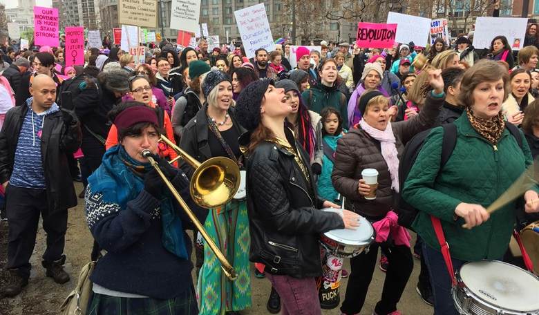 As Women Take To The Streets To Protest Trump, Hillary Clinton Tweets Words Of Support