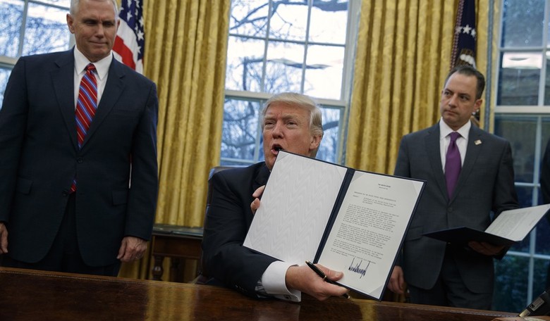 It's Done: Trump Signs Executive Orders For Border Wall, More Federal Immigration Agents, And Targets Sanctuary Cities