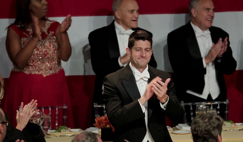 Paul Ryan Roasts Trump, Schumer at Al Smith Dinner
