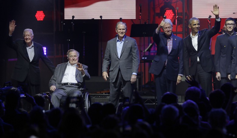 Here's How Much Money Former Presidents Raised for Hurricane Victims 