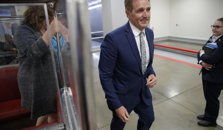 Can Someone Tell Jeff Flake That People Convicted Of Domestic Violence Already Can't Buy Guns