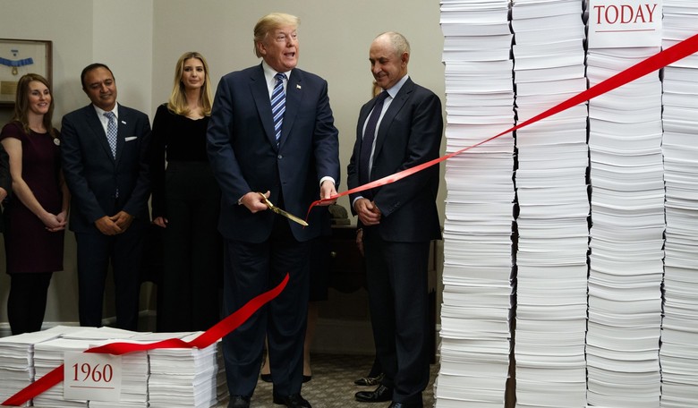 White House: For Every New Federal Regulation, Twenty-Two Have Been Eliminated 