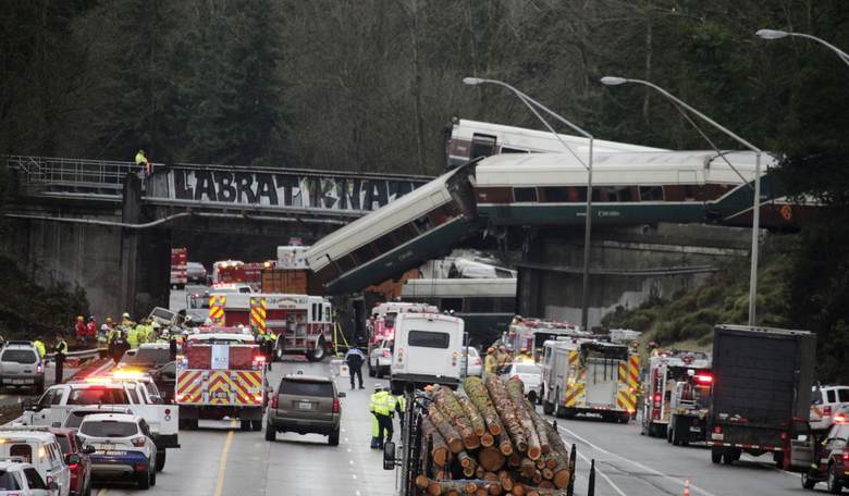 Amtrak Train Derails in Washington State, Fatalities Reported