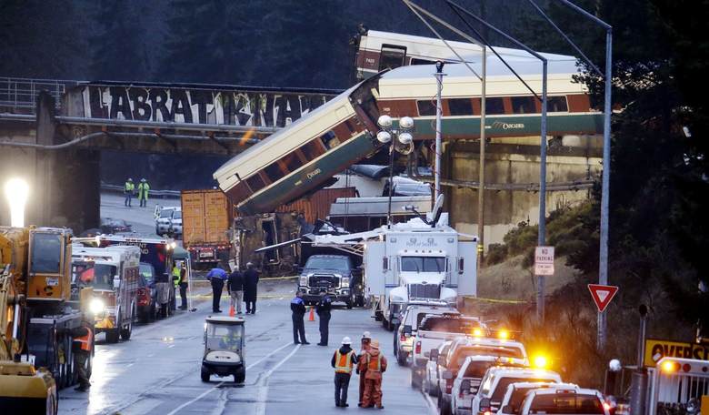 NTSB: Amtrak Train Was Traveling 50 MPH Over Speed Limit