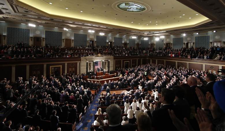 A Democratic Lawmaker Hissed at Trump During Speech