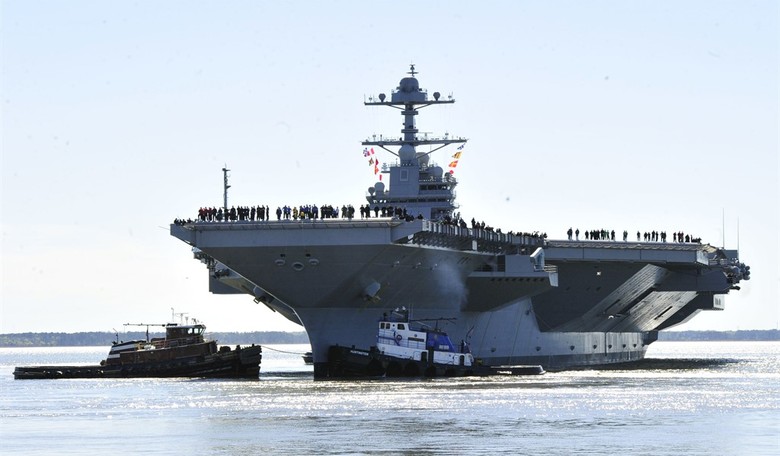 US to Deploy $13B High-Tech Aircraft Carrier USS Gerald Ford to Mediterranean As World Tensions Flare