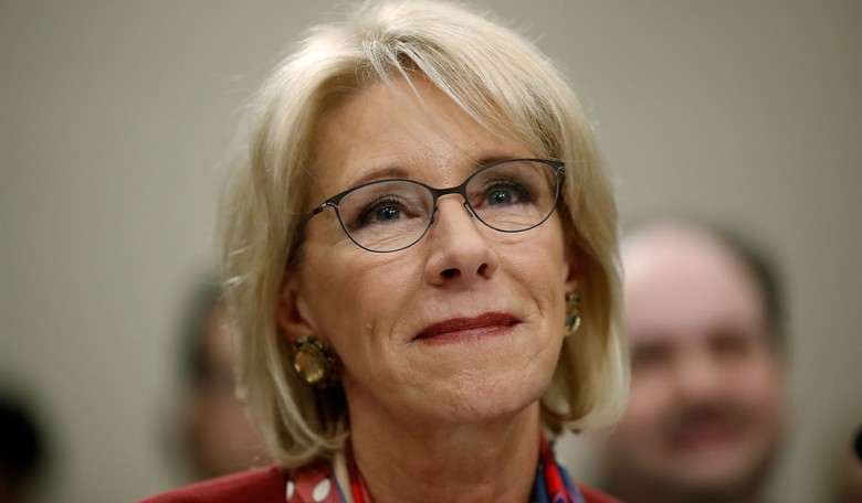 DeVos: Teachers' Unions 'Play Politics with Kids' Lives' 